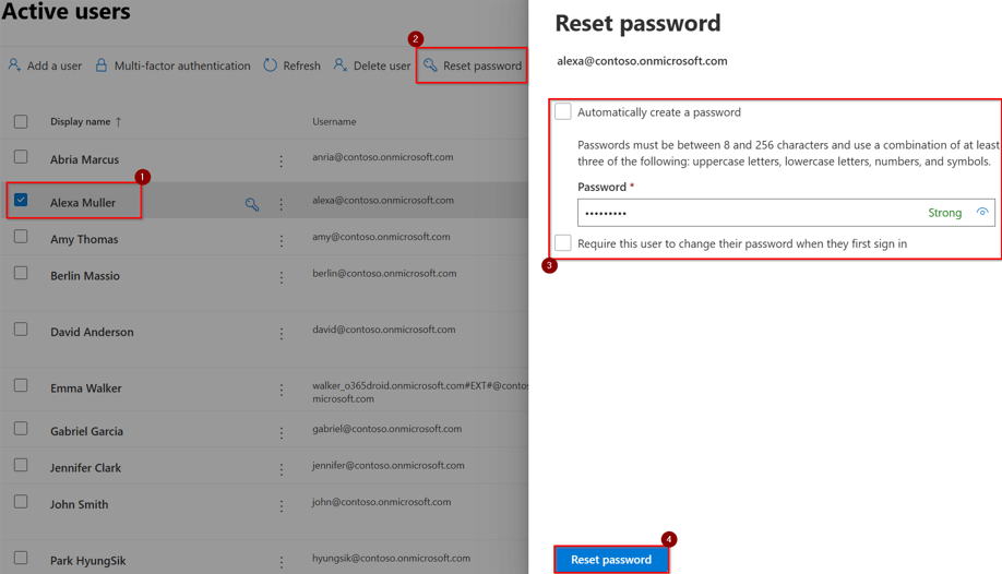 Update User Passwords in Microsoft 365
